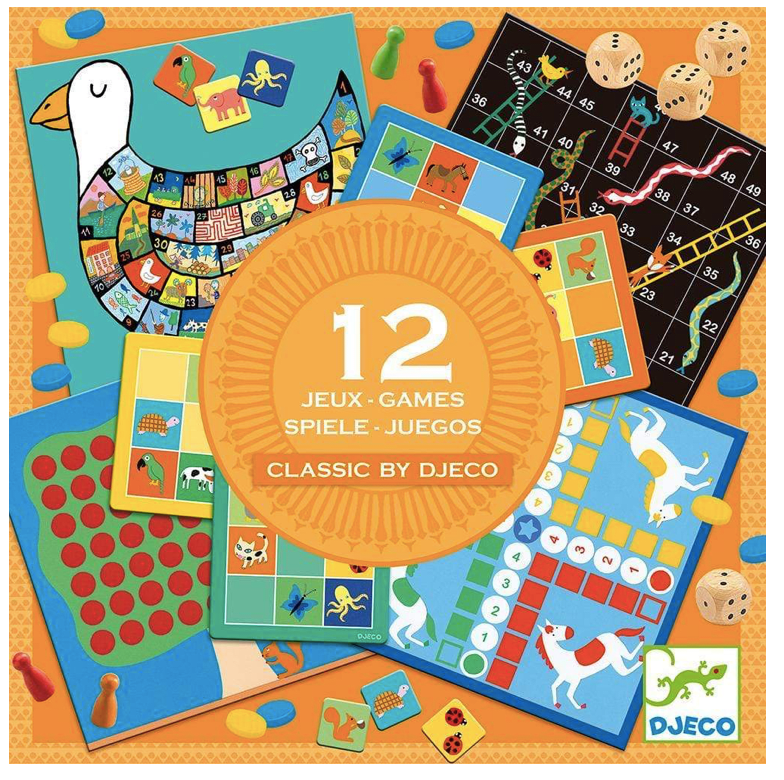Caja 12 juegos de mesa Clásicos
