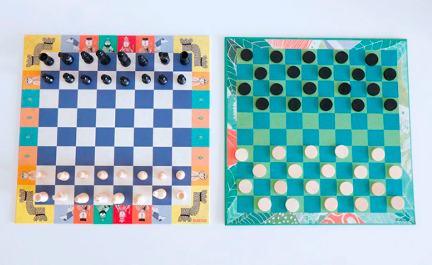 Caja de 20 juegos de mesa Clásicos Djeco