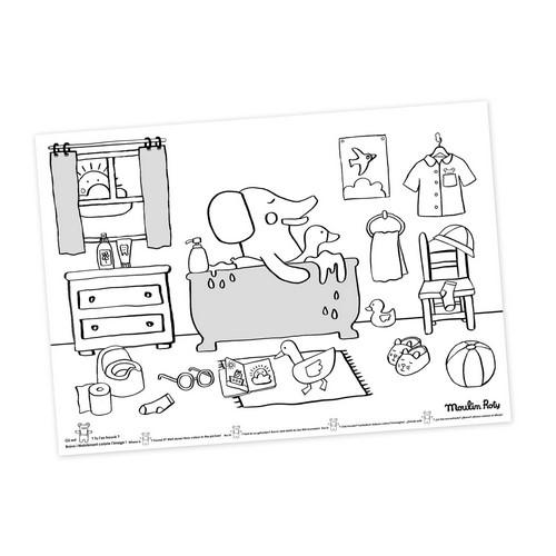 40 individuales para pintar Popipop