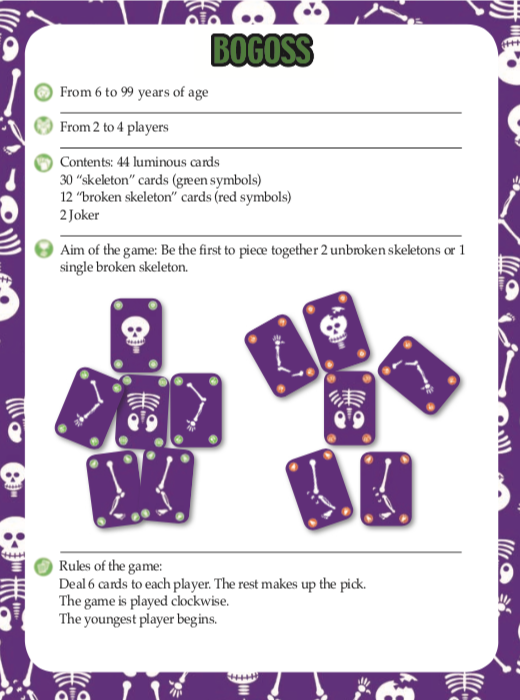 Juego de cartas Bogoss