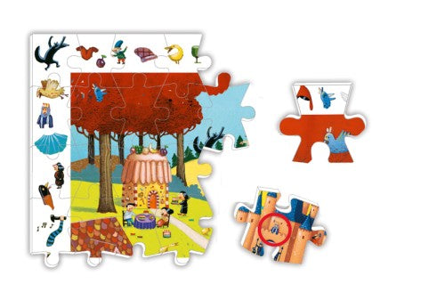 Puzzle de observación Cuentos 54 piezas