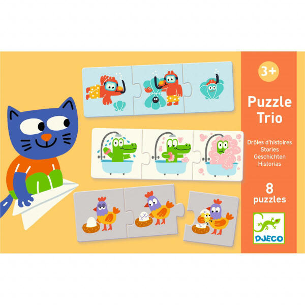 Puzzle educativo Duo-trio Historias