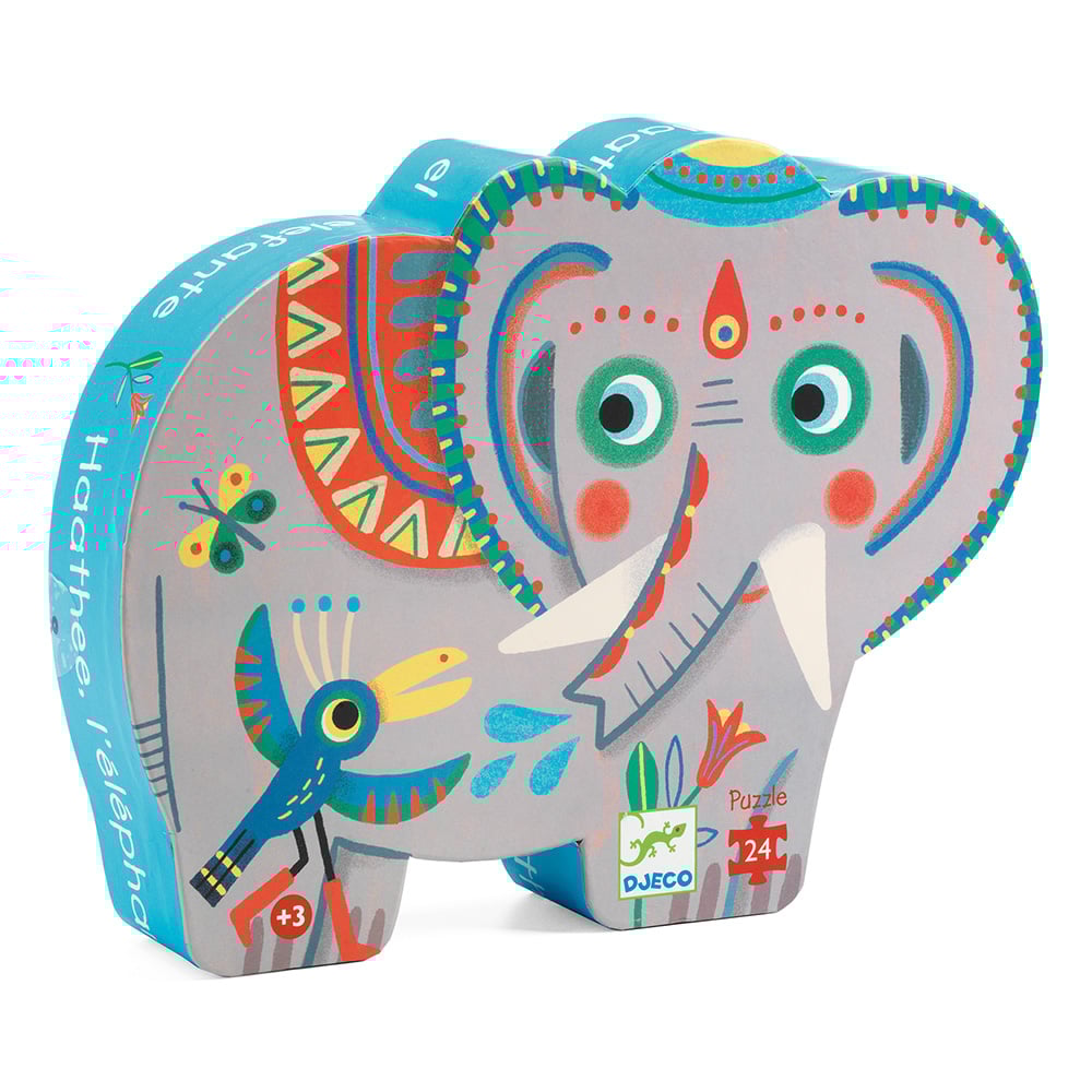 Puzzle silueta Elefante  24 piezas