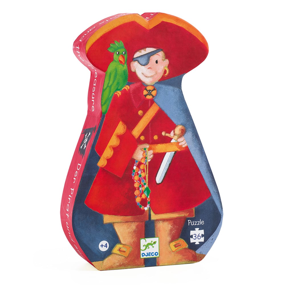 Puzzle Pirata y su tesoro (36 pcs)