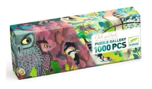 Puzzle Gallery Búhos y pajaros 1000 piezas