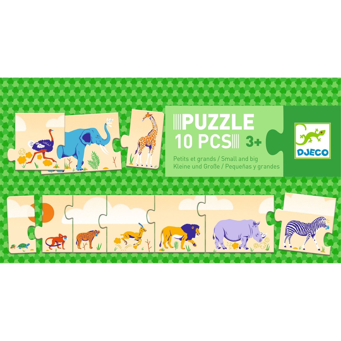 Puzzle educativo Duo pequeños y grandes