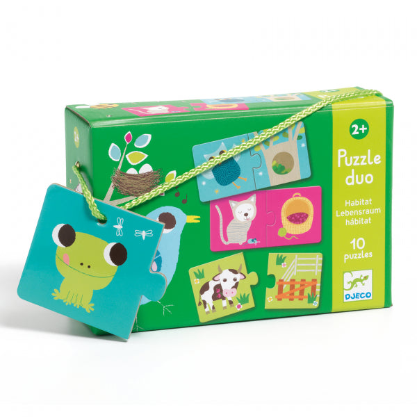 Puzzle educativo Duo-trio Habitat