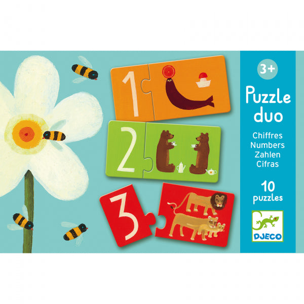Puzzle educativo Duo Números
