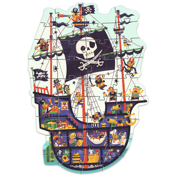 Puzzle gigante Piratas 36 piezas