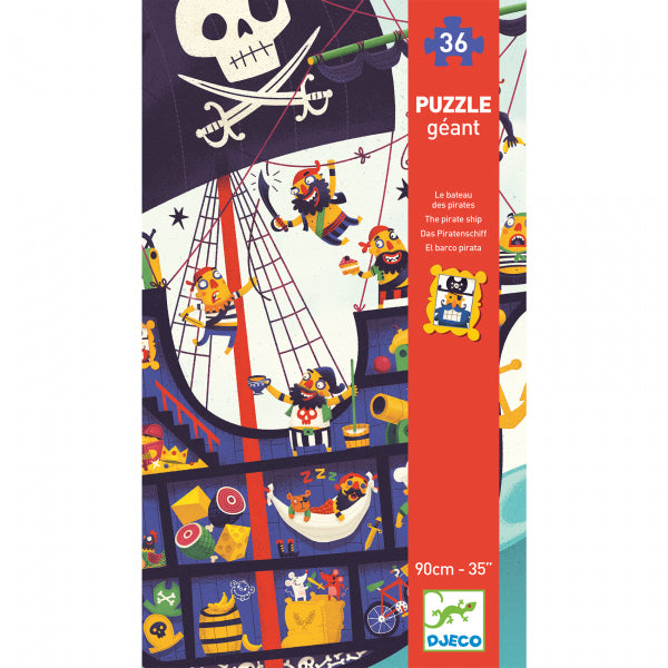 Puzzle gigante Piratas 36 piezas