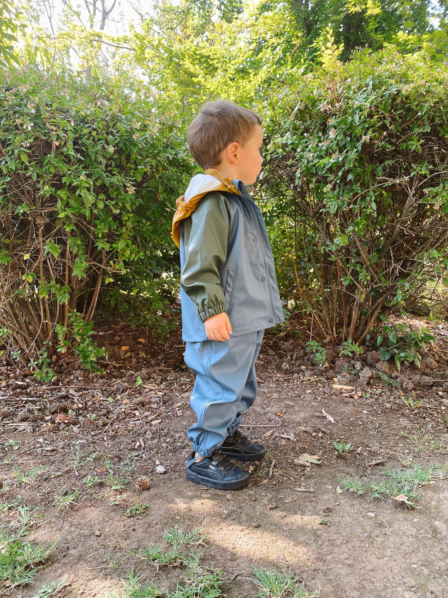 Pack Chaqueta y jardinera  Azul