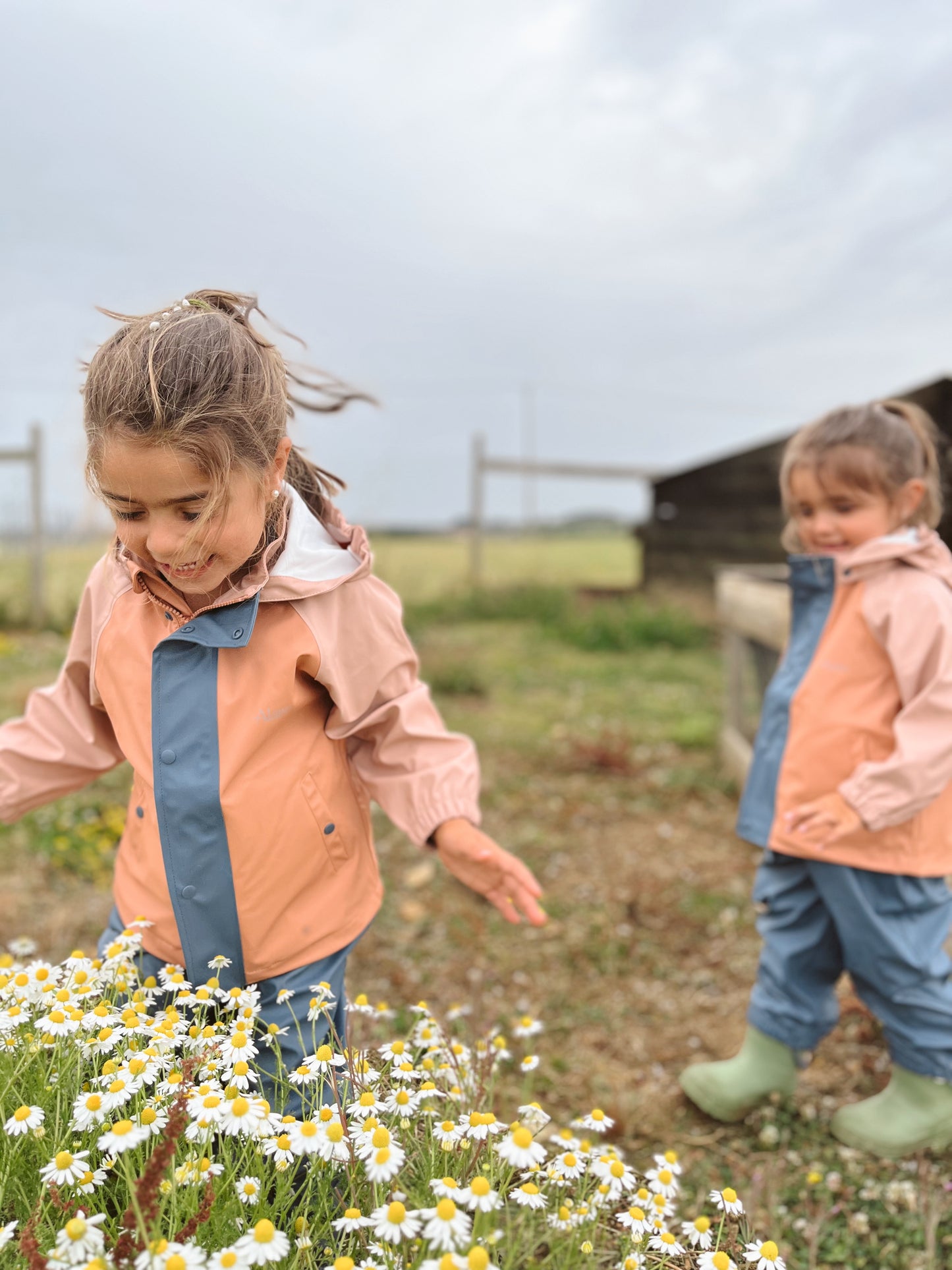 Pack Chaqueta y jardinera Rosé