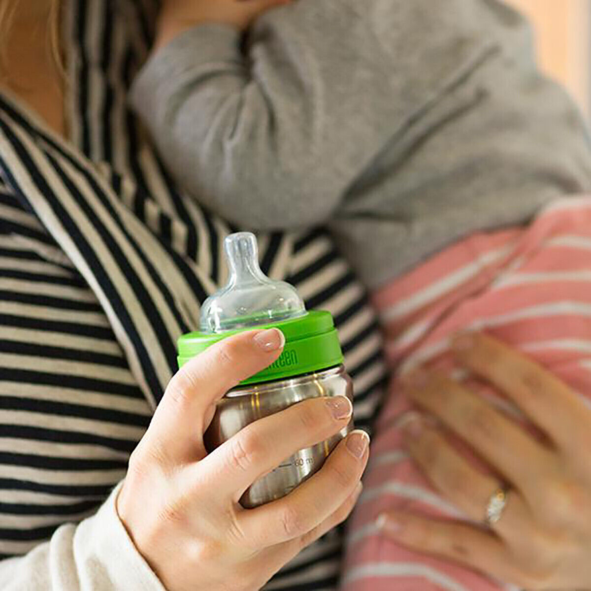 Mamadera acero inoxidable 148 ml