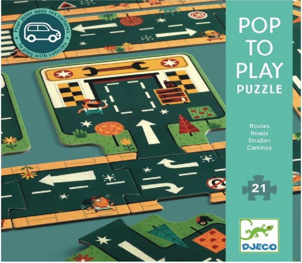 Puzzle Caminos 21 piezas