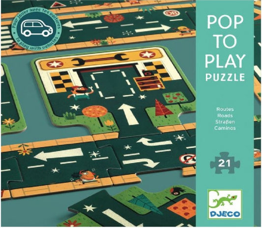 Puzzle Caminos 21 piezas