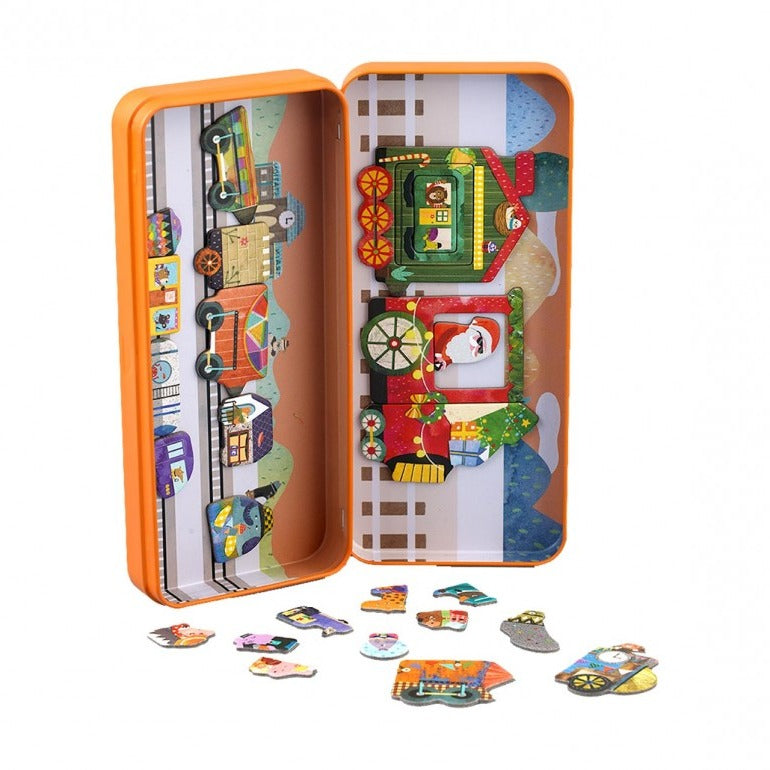 Caja magnética de viajes - Trenes