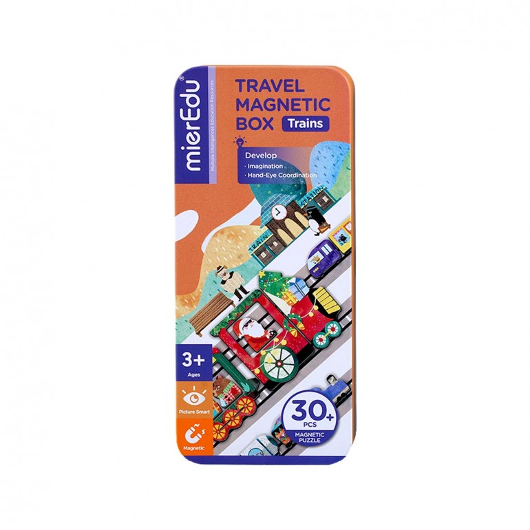 Caja magnética de viajes - Trenes