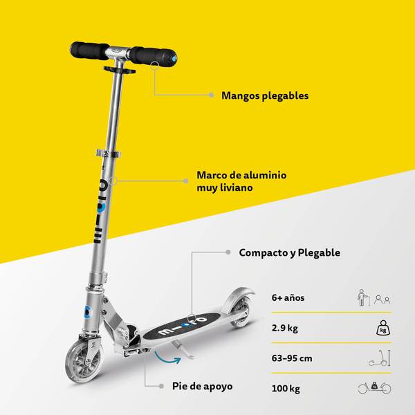 Scooter sprite 5 a 12 años Azul