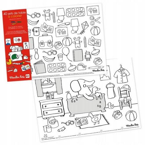 40 individuales para pintar Popipop