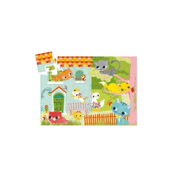 Puzzle silueta Pachat y sus amigos 24 piezas