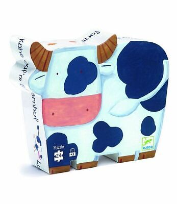 Puzzle silueta La vaca en la granja 24 piezas