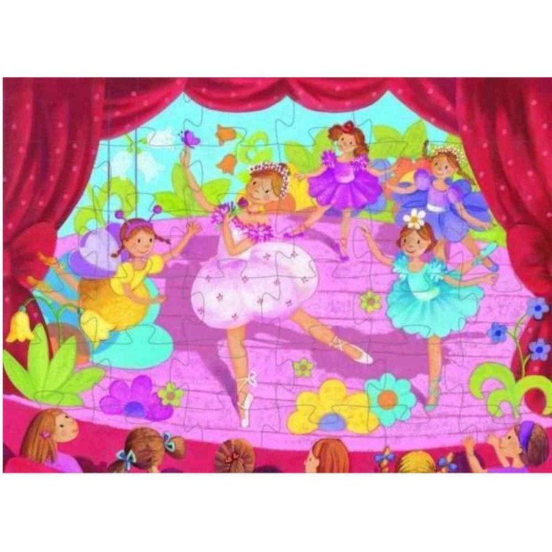 Puzzle silueta La bailarina 36 piezas