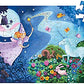 Puzzle silueta El hada y el unicornio 36 piezas