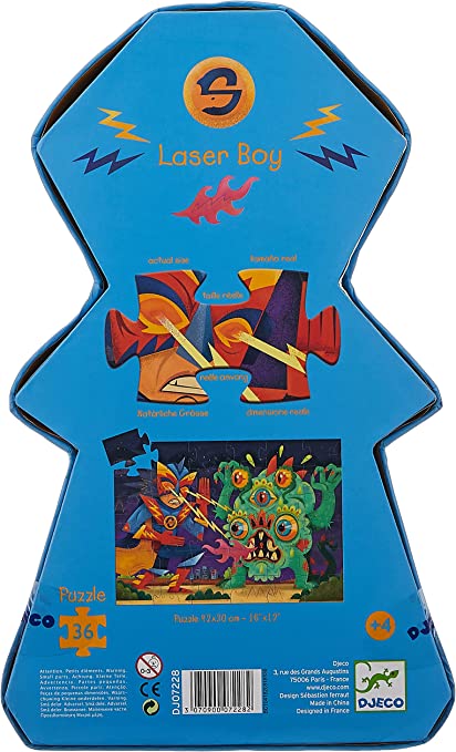 Puzzle silueta Niño láser  36 piezas